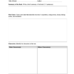 Book Report Template (Middle School)